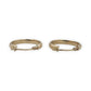 NZGD | 9ct Gold Golden Presence Hoop Earrings 18.8mm