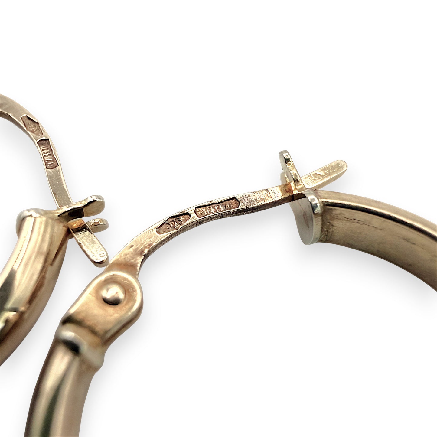 NZGD | 9ct Gold Golden Presence Hoop Earrings 18.8mm