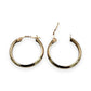 NZGD | 9ct Gold Golden Presence Hoop Earrings 18.8mm