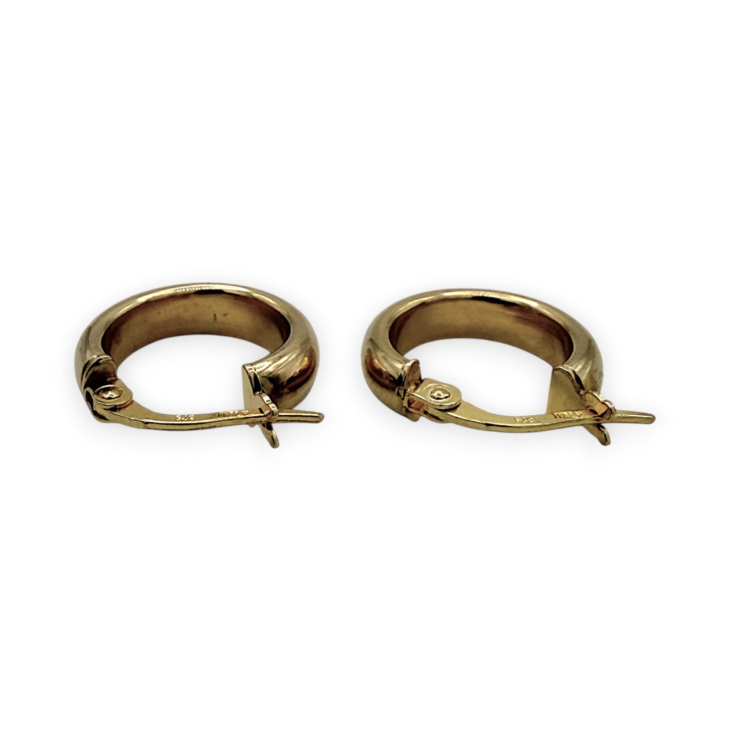 NZGD | 9ct Gold Pure Harmony Hoop Earrings 14.6mm