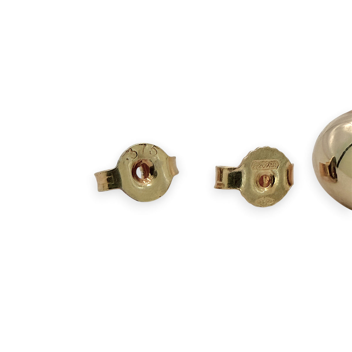 NZGD | 9ct Gold Heart Stud Earrings 12.5mm