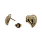 NZGD | 9ct Gold Heart Stud Earrings 12.5mm