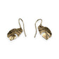NZGD | 9ct Gold Tropical Leaf Hook Earrings
