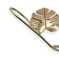NZGD | 9ct Gold Tropical Leaf Hook Earrings