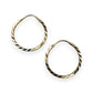 NZGD | 9ct Gold Everyday Sparkle Sleeper Earrings 17.5mm
