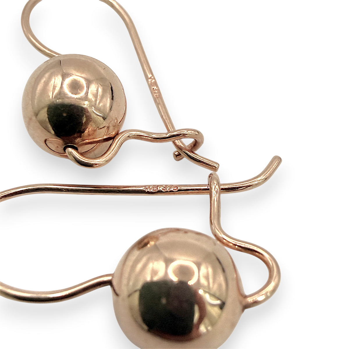 NZGD | 9ct Gold Classic Ball Hook Earrings 7.9mm