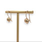 NZGD | 9ct Gold Roselight Sphere Drop Earrings 7.9mm