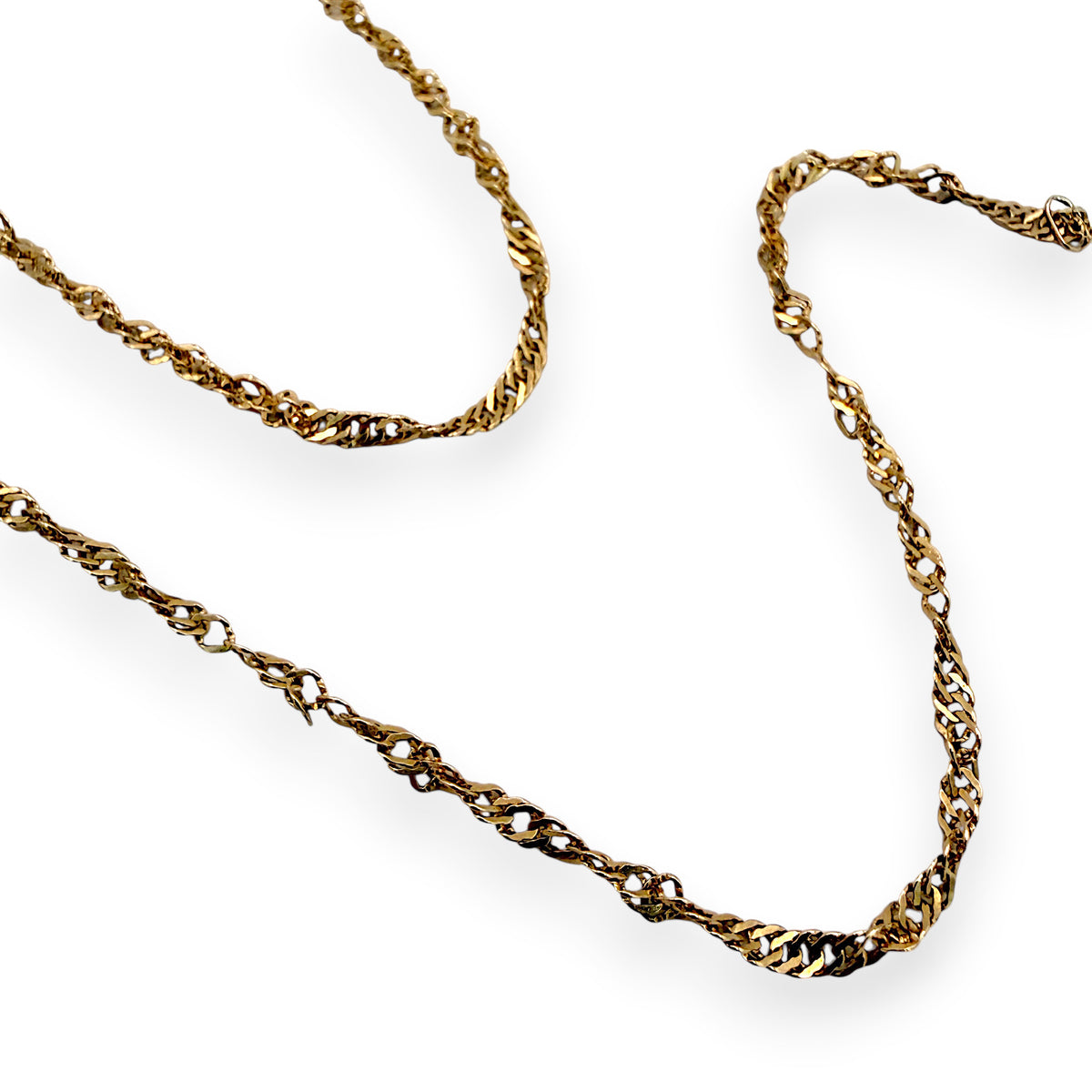NZGD | 10ct Gold Michael Hill Singapore Chain 45cm