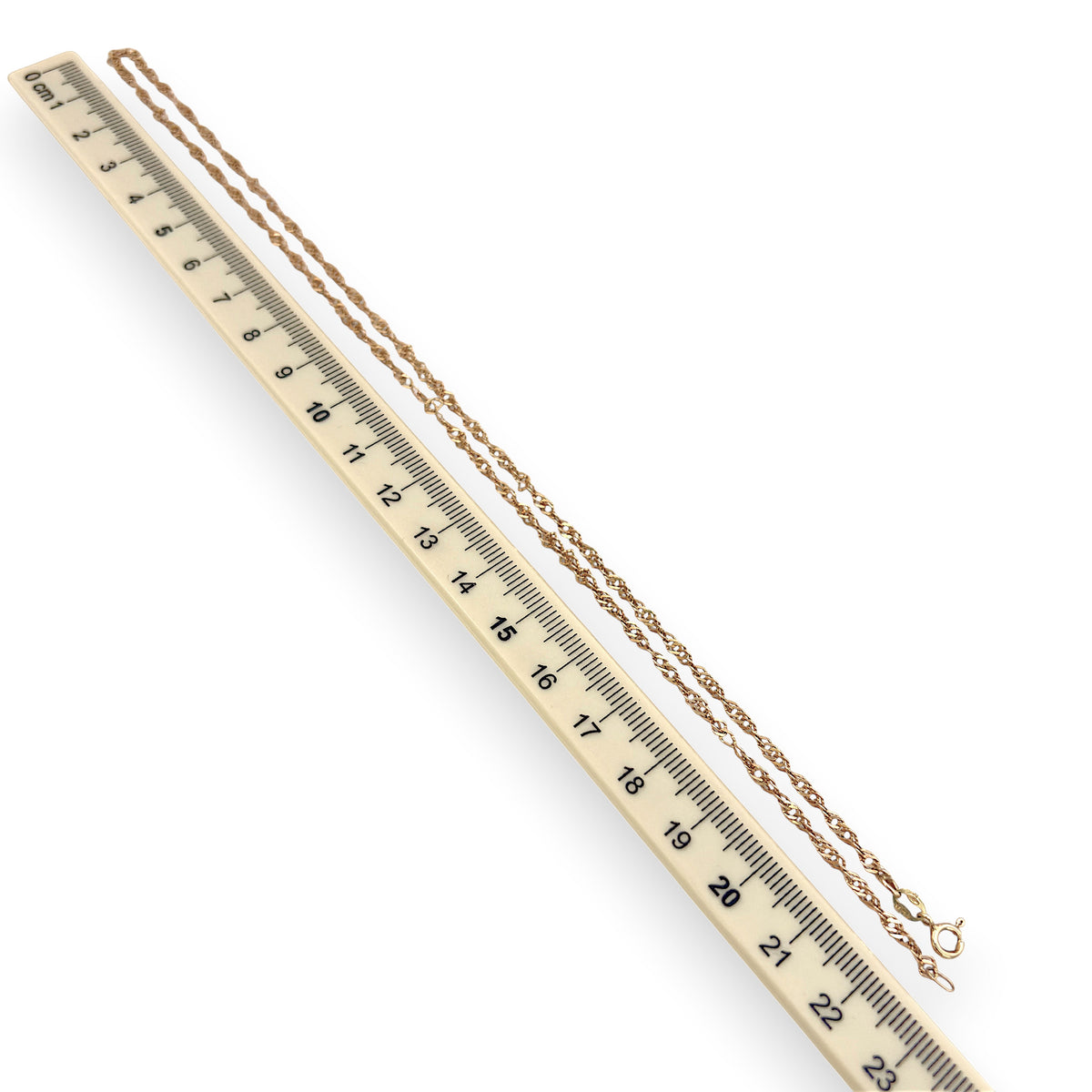 NZGD | 10ct Gold Michael Hill Singapore Chain 45cm