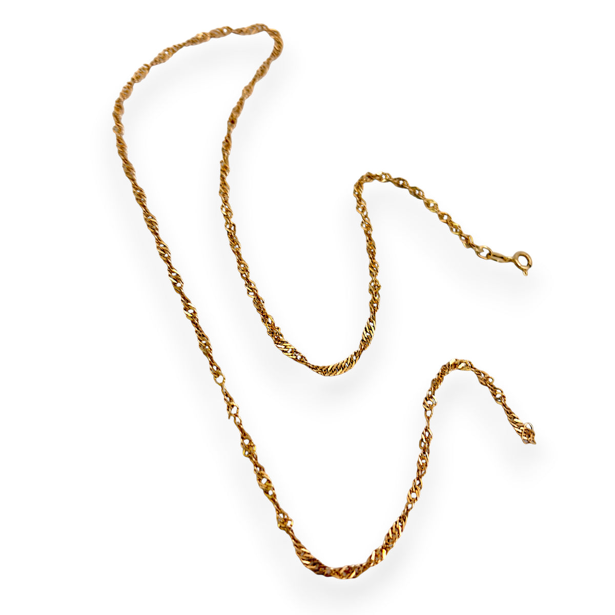 NZGD | 10ct Gold Michael Hill Singapore Chain 45cm