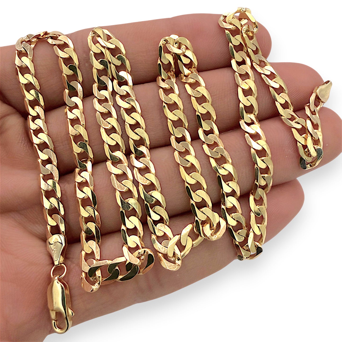 NZGD | 10ct Gold Signature Curb Elegance Chain 55cm