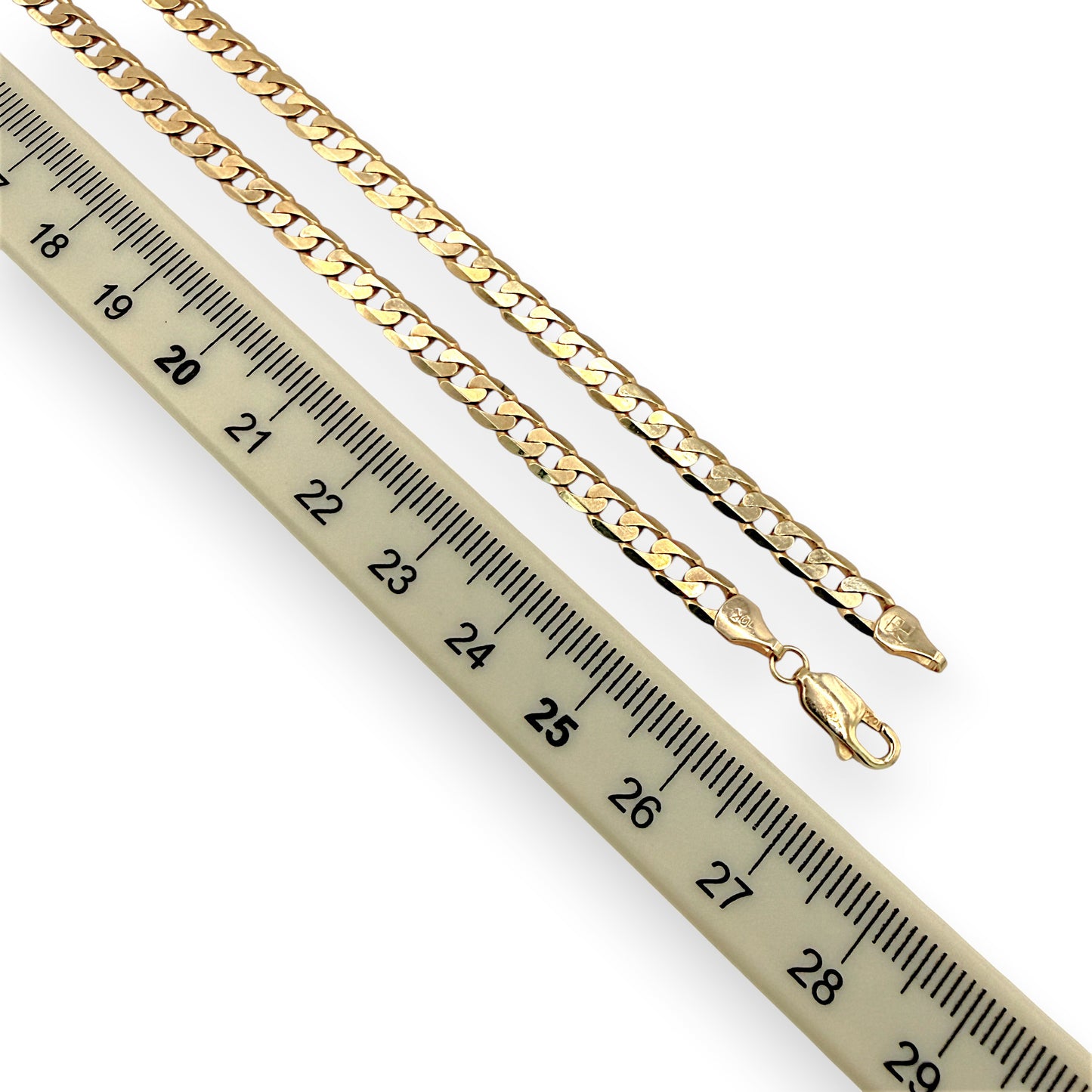 NZGD | 10ct Gold Signature Curb Elegance Chain 55cm