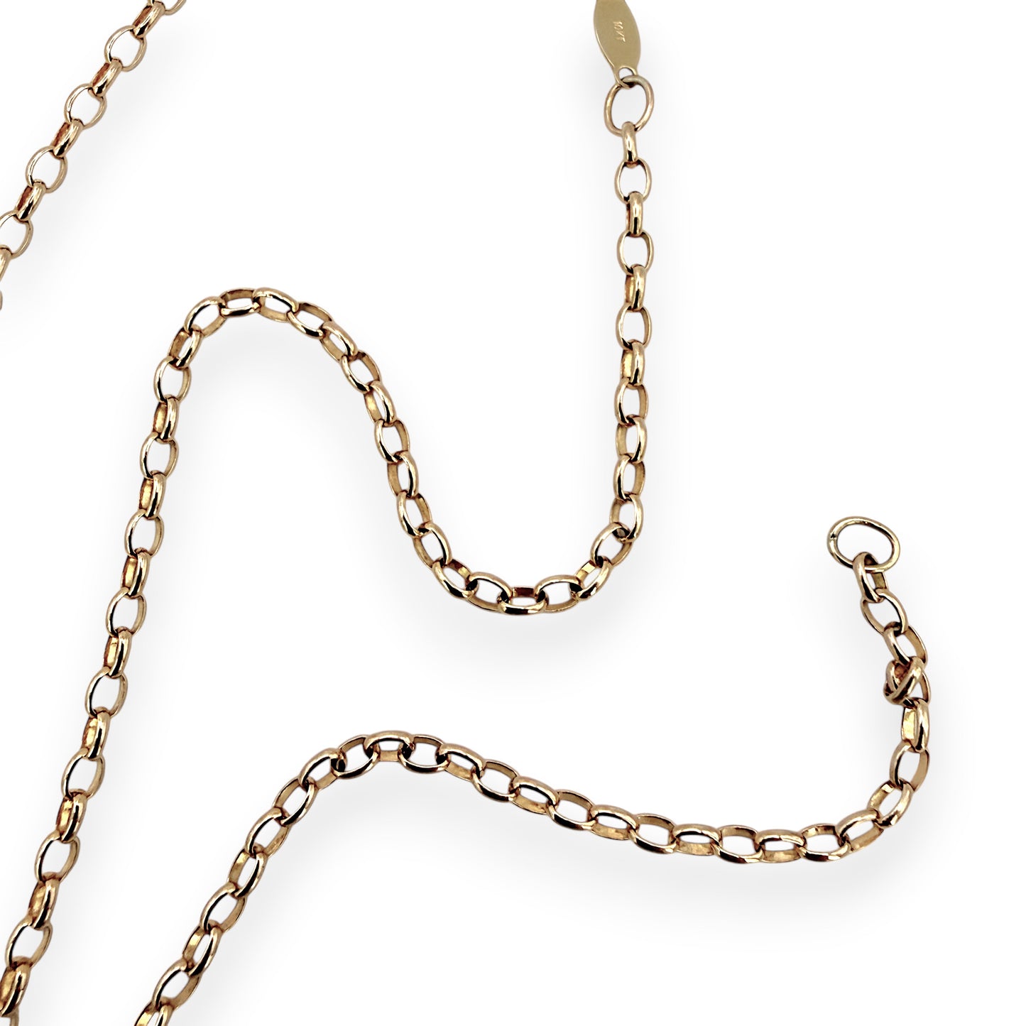 NZGD | 10ct Gold MICHAEL HILL Classic Oval Link Chain 50cm