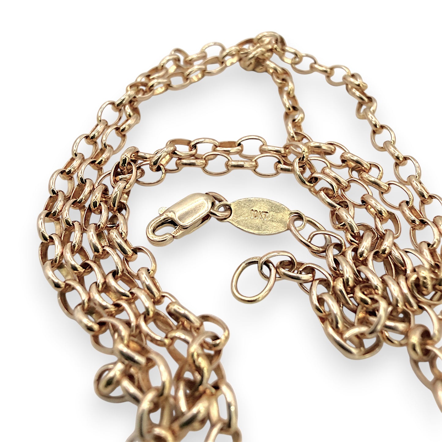 NZGD | 10ct Gold MICHAEL HILL Classic Oval Link Chain 50cm