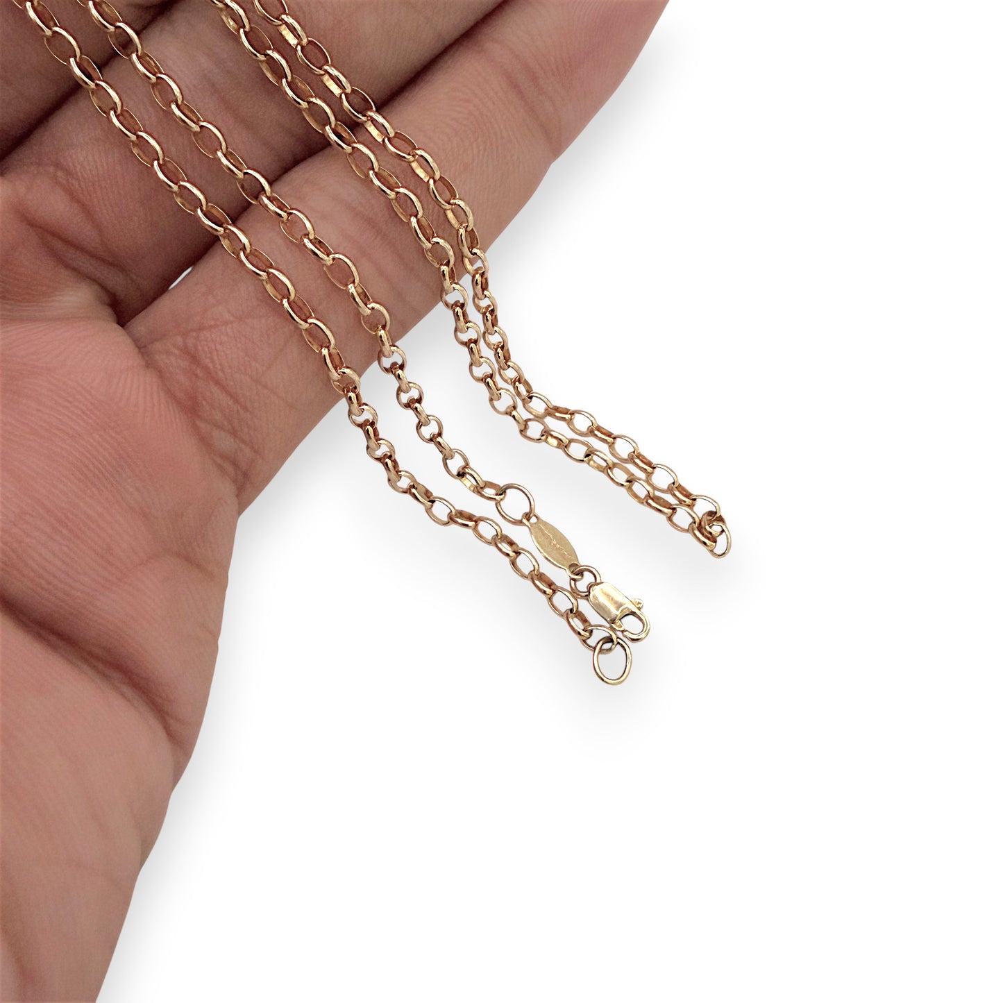 NZGD | 10ct Gold MICHAEL HILL Classic Oval Link Chain 50cm