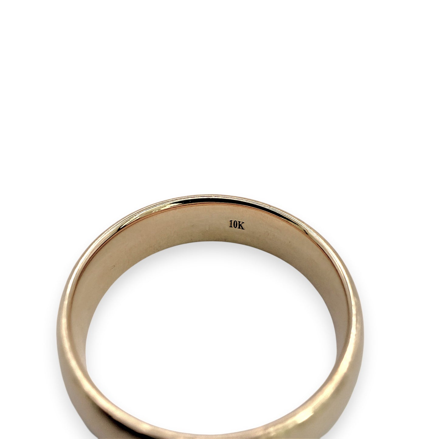NZGD | 10ct Gold MICHAEL HILL Lustre Band Ring Size O