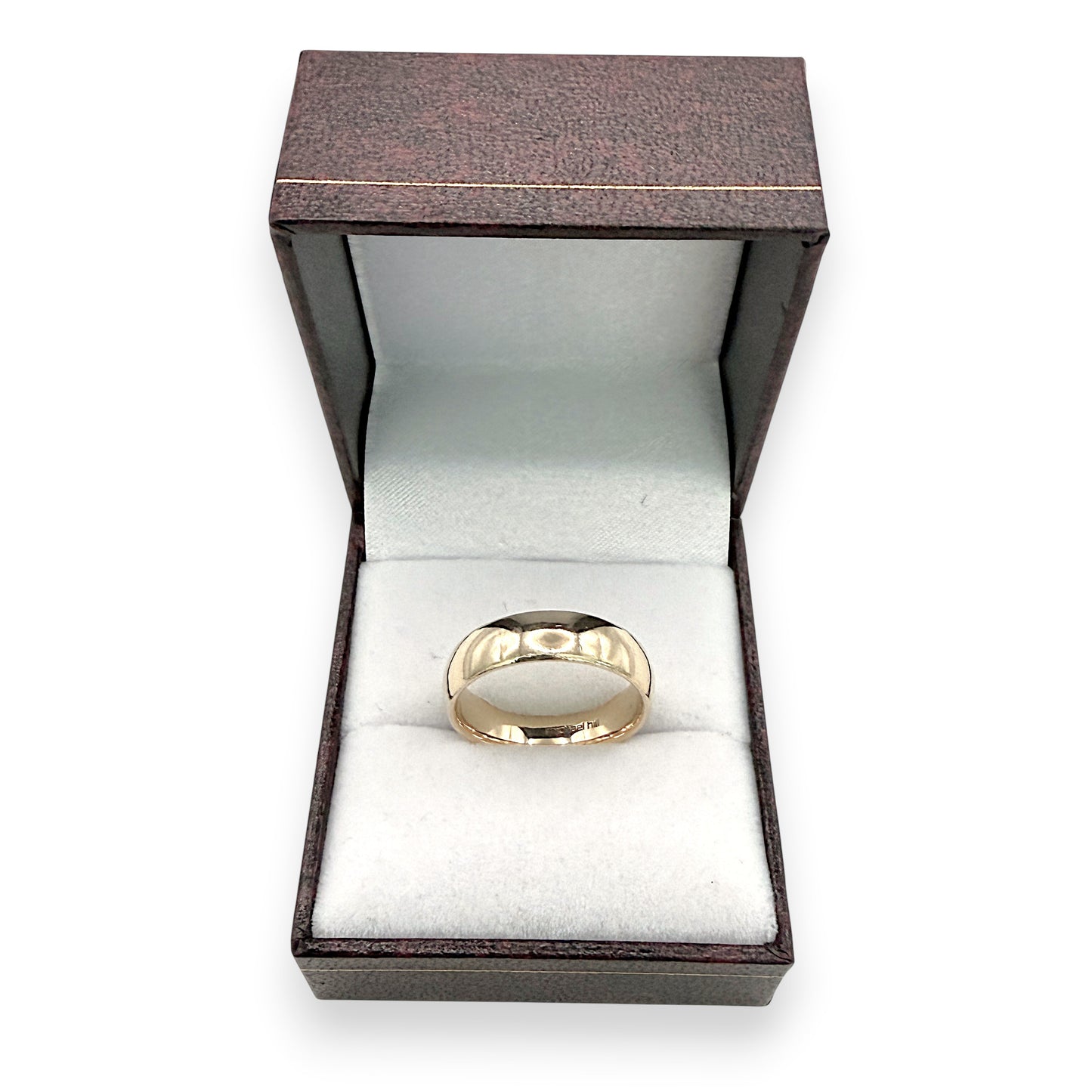NZGD | 10ct Gold MICHAEL HILL Lustre Band Ring Size O