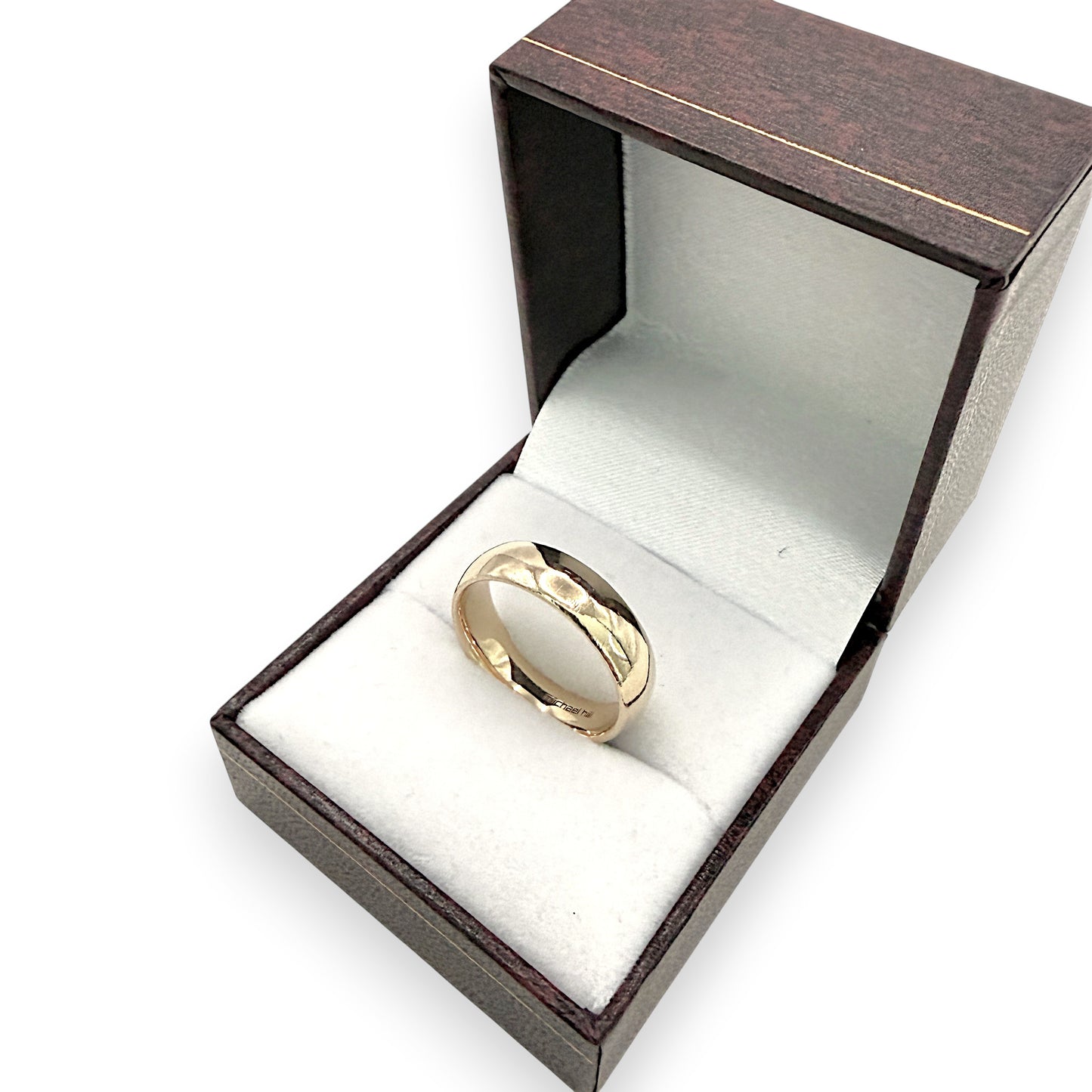 NZGD | 10ct Gold MICHAEL HILL Lustre Band Ring Size O