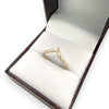 NZGD | 10ct Gold MICHAEL HILL Wishbone Promise Ring Size J 1/2