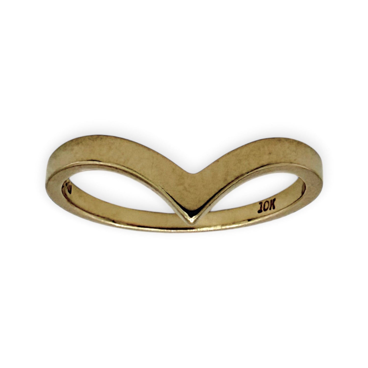 NZGD | 10ct Gold MICHAEL HILL Wishbone Promise Ring Size J 1/2
