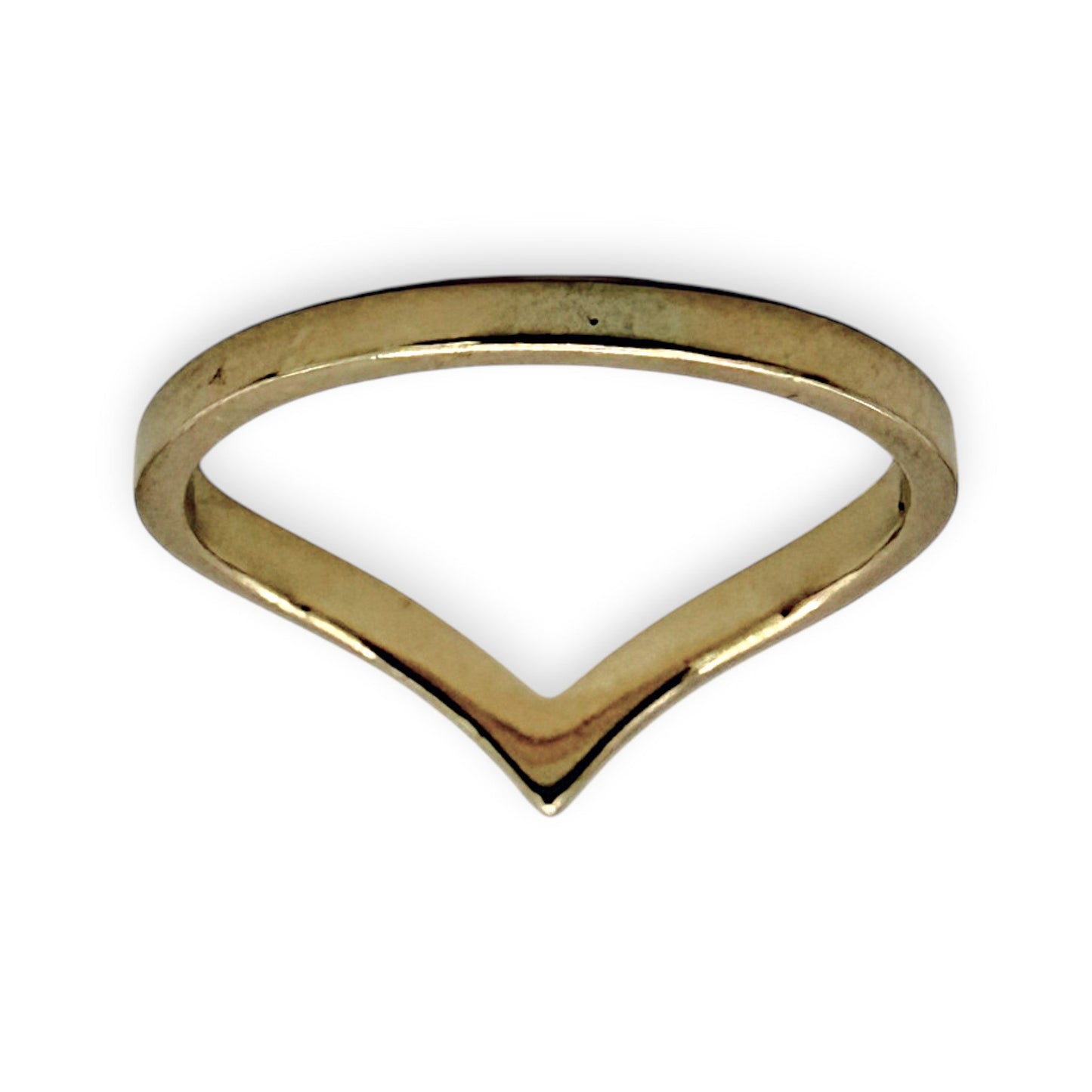 NZGD | 10ct Gold MICHAEL HILL Wishbone Promise Ring Size J 1/2