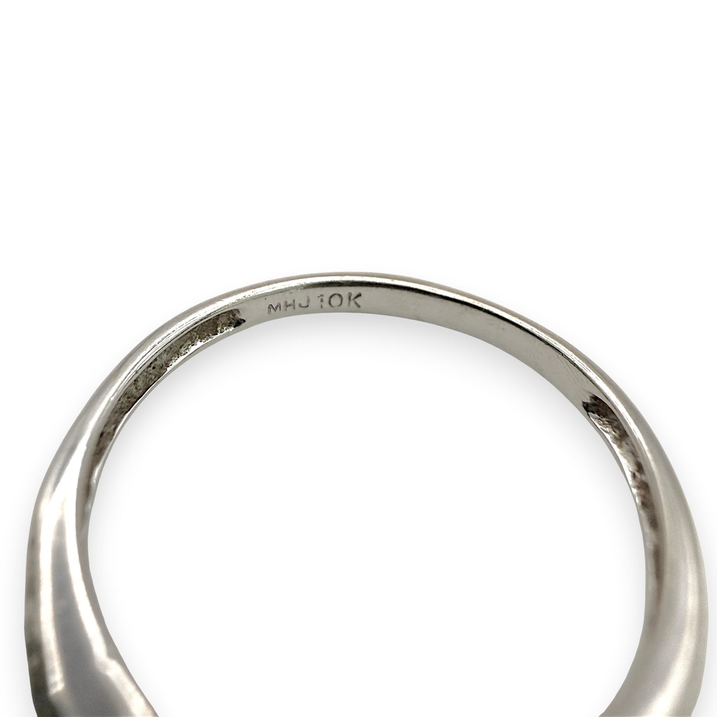 NZGD | 10ct White Gold MICHAEL HILL Celestial Blueflare Ring Size O