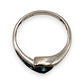 NZGD | 10ct White Gold MICHAEL HILL Celestial Blueflare Ring Size O