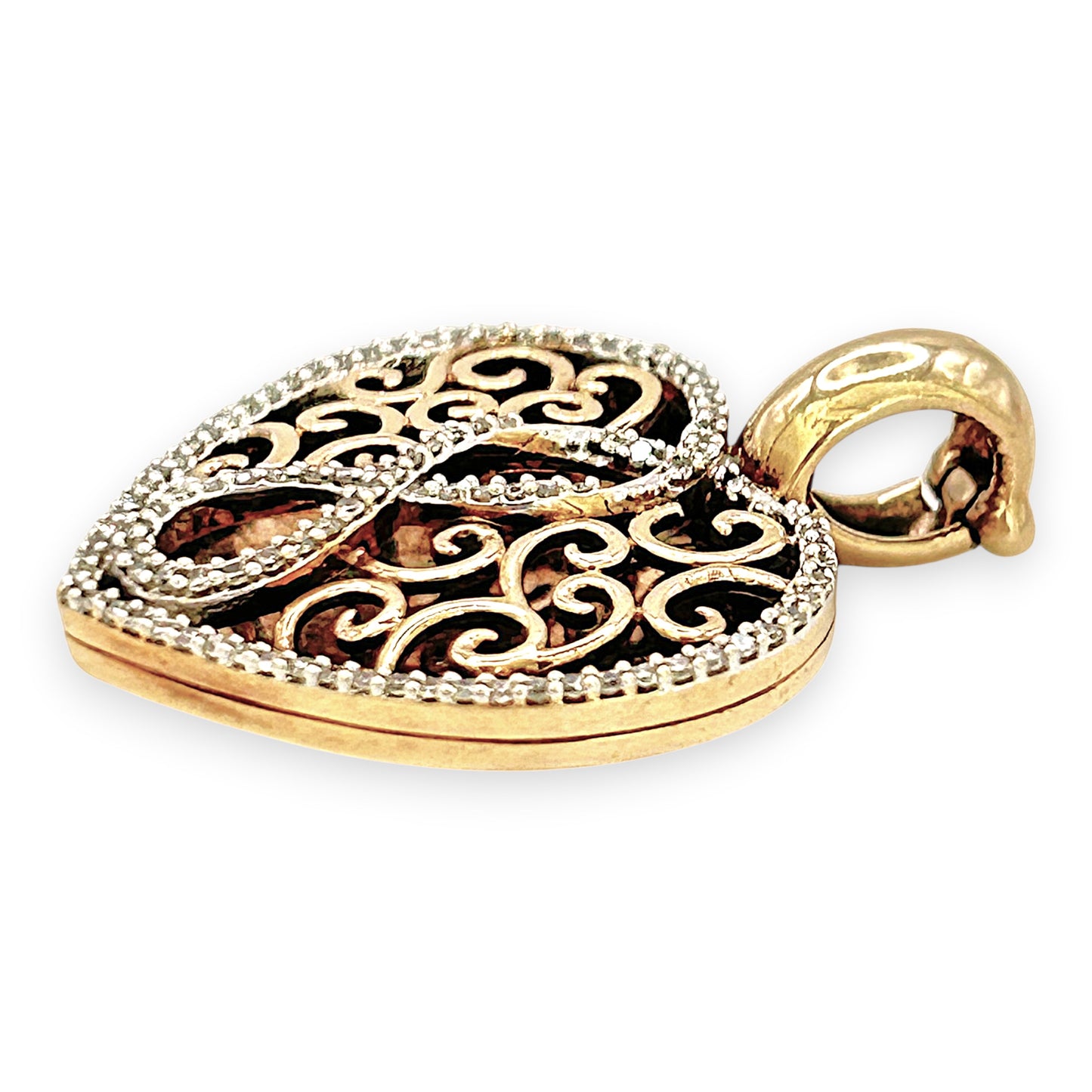 NZGD | 10ct Gold Infinity Embrace Heart Pendant