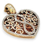 NZGD | 10ct Gold Infinity Embrace Heart Pendant