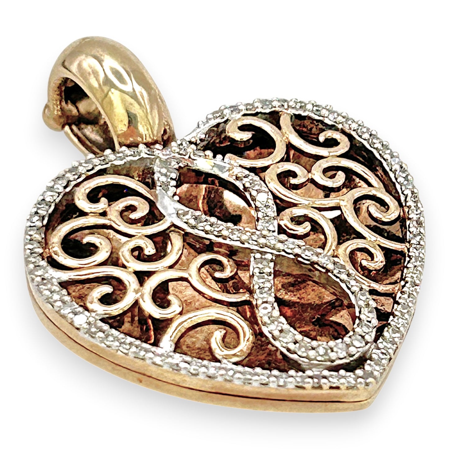 NZGD | 10ct Gold Infinity Embrace Heart Pendant