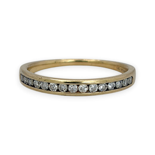 NZGD | 14ct Gold Michael Hill Classic Eternity Band Ring Size O 1/2