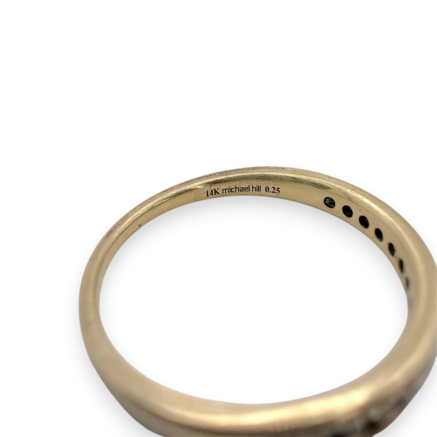 NZGD | 14ct Gold Michael Hill Classic Eternity Band Ring Size O 1/2