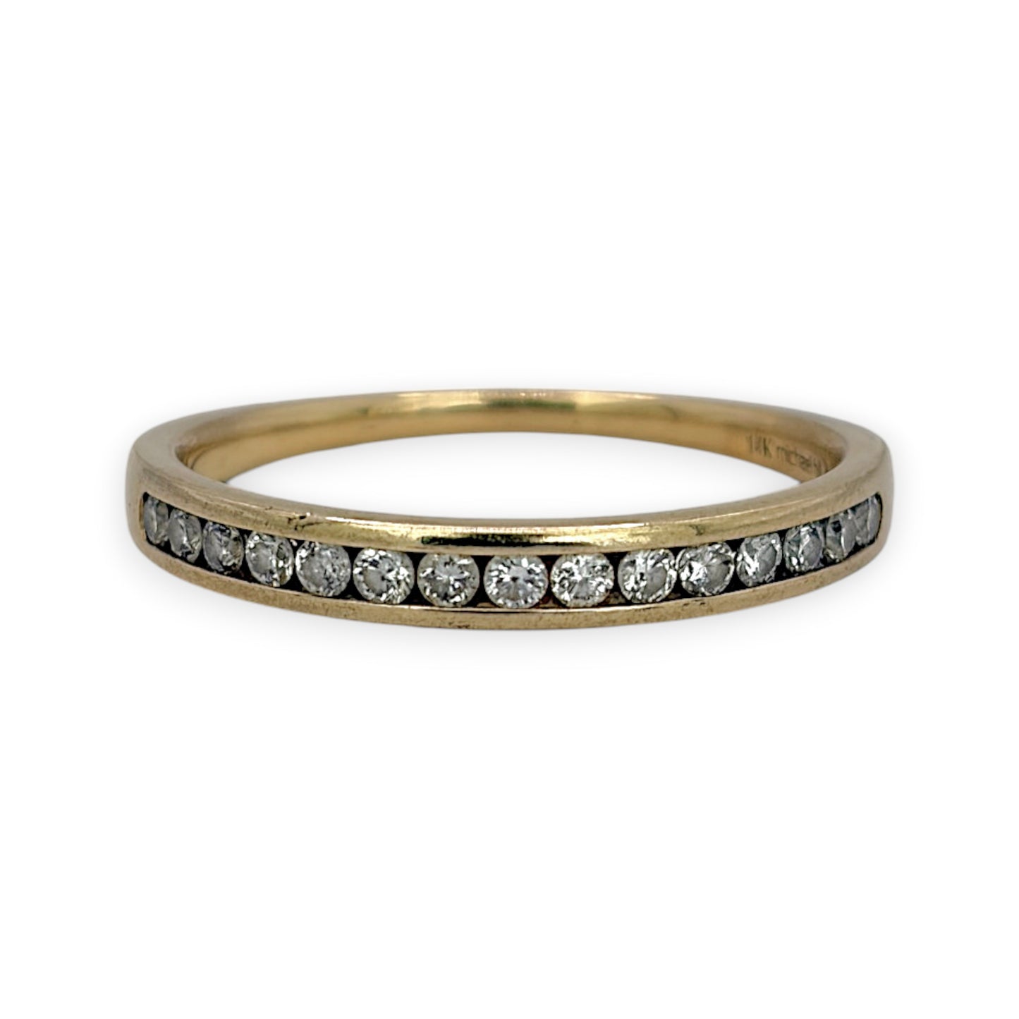 NZGD | 14ct Gold Michael Hill Classic Eternity Band Ring Size O 1/2
