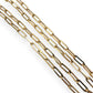 NZGD | 18ct Gold Aureate Paperclip Line Chain 50cm