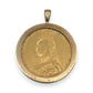 NZGD | 22ct Gold 1890 Queen Victoria Full Soverign Pendant in 9ct Gold