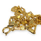 NZGD | 9ct Gold Bar‑Curb Rhythm Chain 49cm