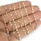NZGD | 9ct Gold Bar‑Curb Rhythm Chain 49cm