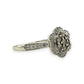 NZGD | 9ct White Gold Frost‑Petal Diamond Ring Valuation $2,000