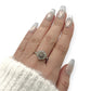 NZGD | 9ct White Gold Frost‑Petal Diamond Ring Valuation $2,000