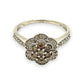 NZGD | 9ct White Gold Frost‑Petal Diamond Ring Valuation $2,000