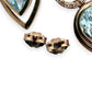 NZGD | 9ct Gold Vintage Blue Teardrop Earrings