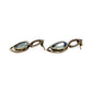 NZGD | 9ct Gold Vintage Blue Teardrop Earrings