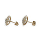 NZGD | 9ct Gold Floral Cluster Studs 10.9mm