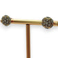 NZGD | 9ct Gold Floral Cluster Studs 10.9mm