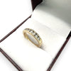 NZGD | 18ct Gold Diamond Precision Band Ring Size I 1/2