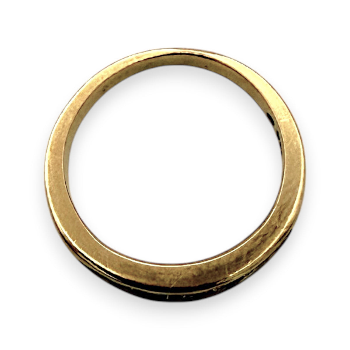 NZGD | 18ct Gold Diamond Precision Band Ring Size I 1/2