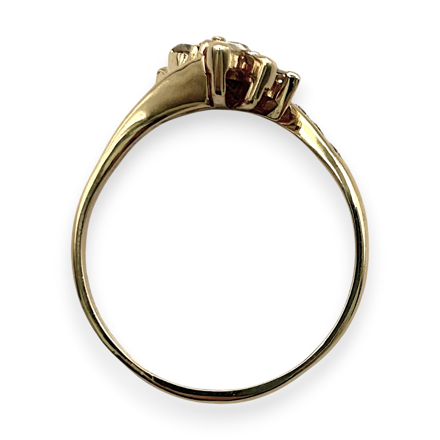 NZGD | 18ct Gold Diamond Dewdrop Pavilion Ring Valuation $4,800