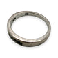 NZGD | 18ct White Gold Aureate Duo‑Diamond Band Ring Size N