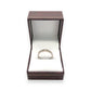 NZGD | 18ct White Gold Aureate Duo‑Diamond Band Ring Size N