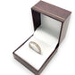 NZGD | 18ct White Gold Aureate Duo‑Diamond Band Ring Size N
